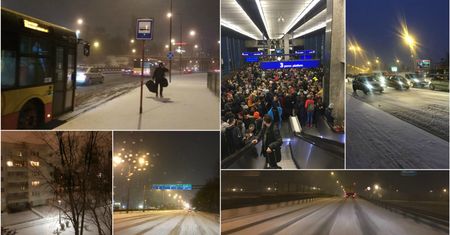 Ostry atak zimy. Miasta "toną" w śniegu. Czekamy na wasze zdjęcia