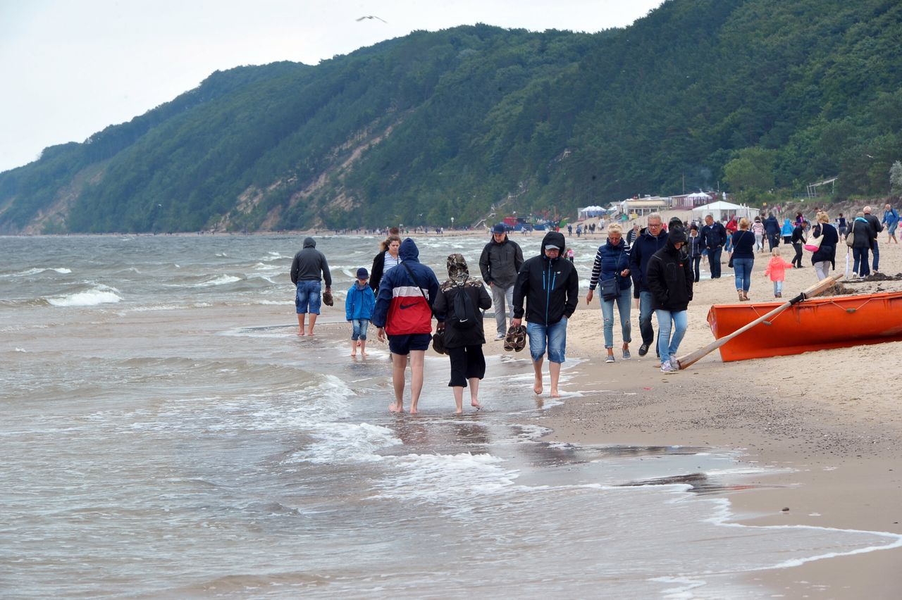 Pogoda. Temperatura wody w Bałtyku miejscami wyższa od temperatury powietrza. Pomiary 7-8 lipca