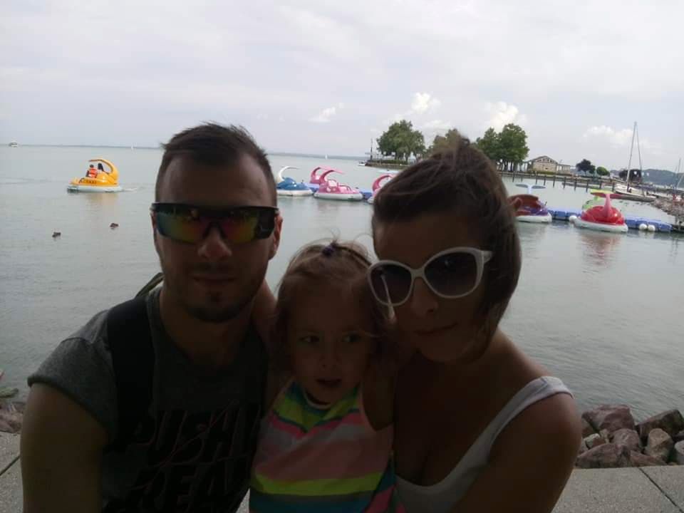Klaudia Bemler z rodziną 