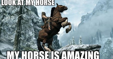 Niemożliwe! W Skyrim wreszcie będzie można prowadzić walkę konno
