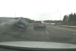 #dziejesiewmoto: stracił kontrolę nad terenówką i spowodował kolizję