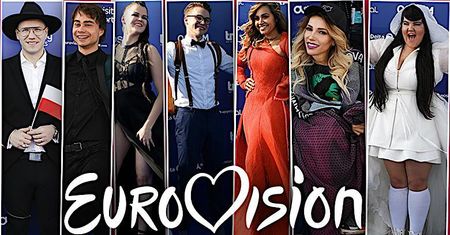 Faworyci Eurowizji 2018 w odjechanych stylizacjach na niebieskim dywanie! Co tam się działo! [ZDJĘCIA + WIDEO]