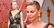Nie uwierzycie, co arabska telewizja zrobiła z sukienką Charlize Theron! Na czas Oscarów... "założyli" jej zupełnie inną kreację