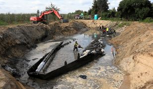 Niesamowite odkrycie. Nad Wisłą odkopano statek z XV wieku