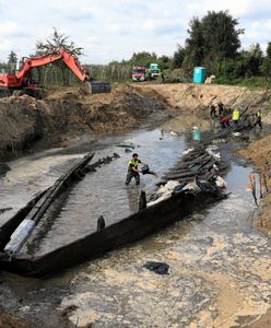 Niesamowite odkrycie. Nad Wisłą odkopano statek z XV wieku