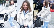 Agnieszka Włodarczyk na 46. FPFF w Gdyni. Tuż przed występem przyłapana na spacerze z Milanem