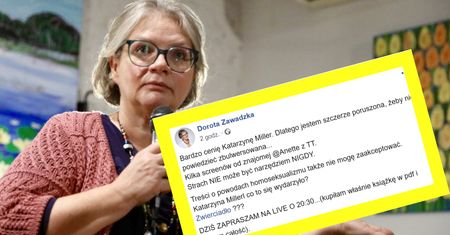Dorota Zawadzka oburzona książką o wychowywaniu dzieci. Szczególnie fragmentem o homoseksualiźmie