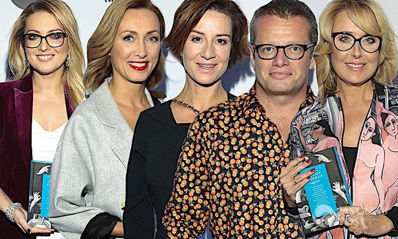 Gwiazdy na premierze książki Kingi Burzyńskiej: Anna Kalczyńska, Maja Ostaszewska, Agata Młynarska, Marcin Meller