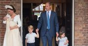 George i Charlotte na chrzcinach brata. Jak zawsze skradli show