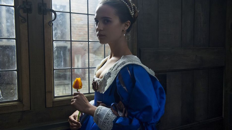 Alicia Vikander w filmie "Tulipanowa gorączka"