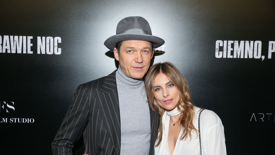 Wojciech Mazolewski i Katarzyna Zawadzka z premiery "Ciemno, prawie noc" wyszli osobno