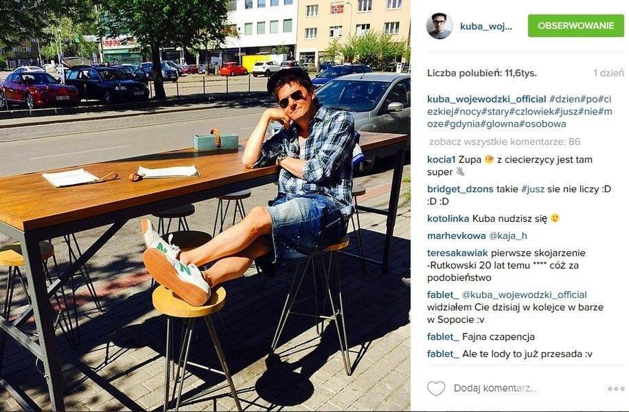 Gwiazdy w butach New Balance: Kuba Wojewódzki (fot. Instagram)