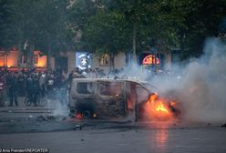 Zamieszki we Francji. Demonstranci demolowali wystawy i podpalali samochody