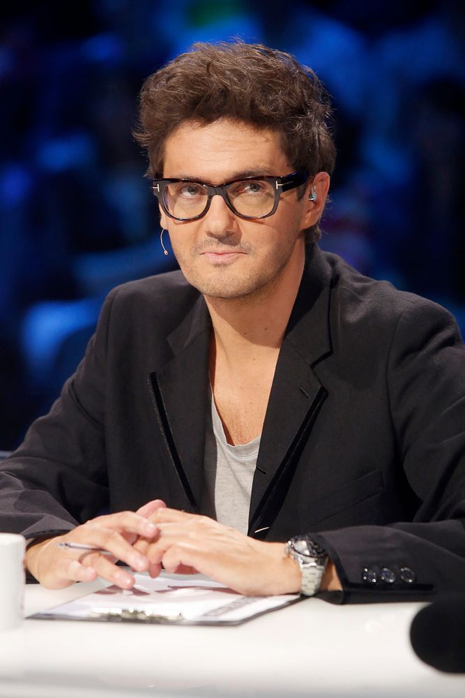 Kuba Wojewódzki na planie programu "X Factor" 