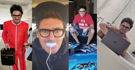 Kiedyś wyśmiewał za to celebrytów, dziś jest "żywym słupem reklamowym". Kuba Wojewódzki reklamuje, co się da (ZDJĘCIA)