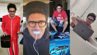 Kiedyś wyśmiewał za to celebrytów, dziś jest "żywym słupem reklamowym". Kuba Wojewódzki reklamuje, co się da (ZDJĘCIA)