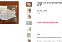 Poczta wprowadza do oferty maseczki. 9,99 za sztukę