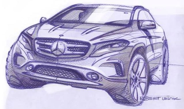 Mercedes GLA w wersji produkcyjnej we Frankfurcie