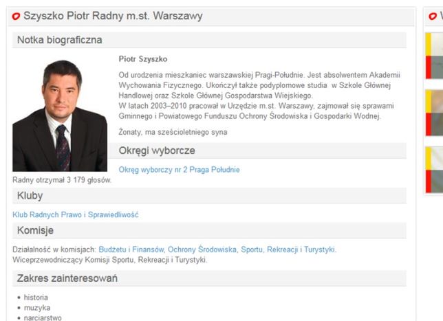 Piotr Szyszko, bratanek ministra, został szefem komisji ochrony środowiska w stolicy
