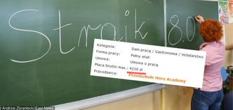 Strajk nauczycieli 2019. Sprzątaczka z lepszą pensją niż nauczyciel? To rzeczywistość wielu polskich szkół