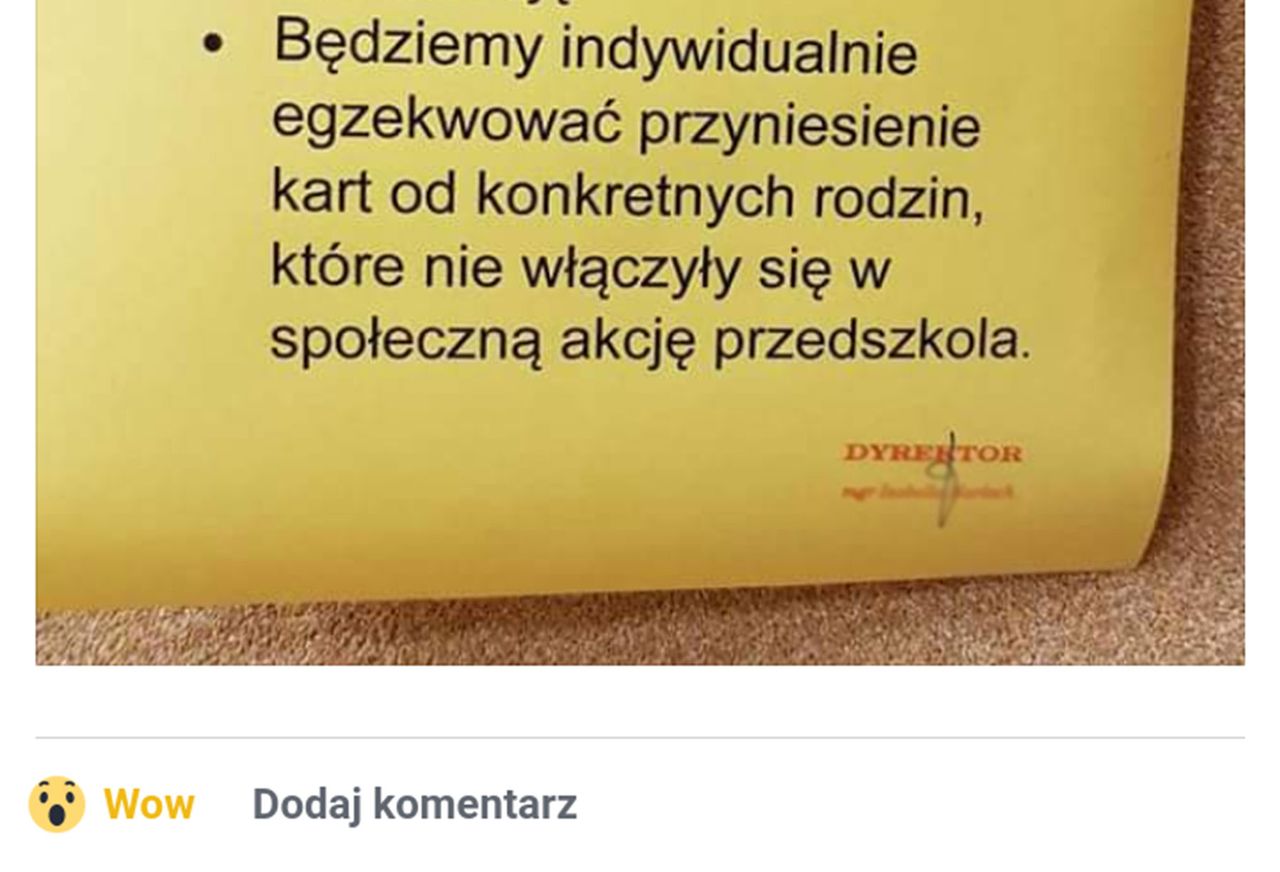 Rodzice: to przesada. Przedszkole w Pile z nowym obowiązkiem