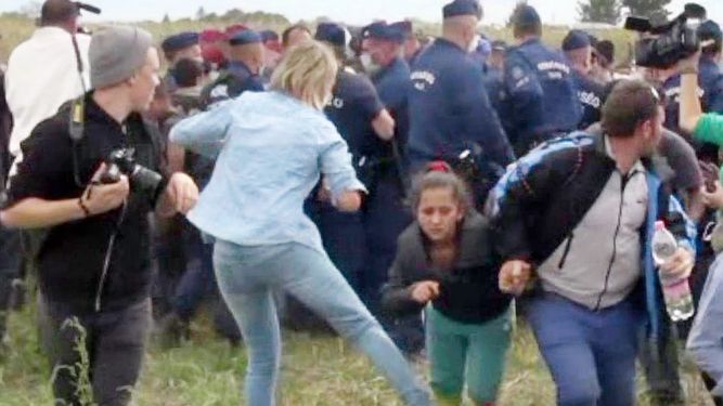 Sprawa Petry Laszlo, która została nagrana jak kopie uchodźców została umorzona