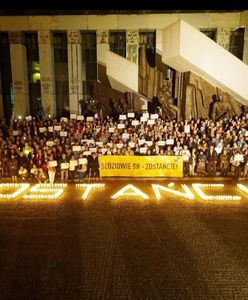 Wielki napis przed Sądem Najwyższym. Apel do sędziów