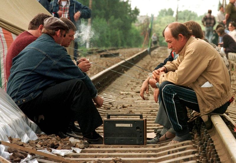 Strajk górników, maj 1998 r.