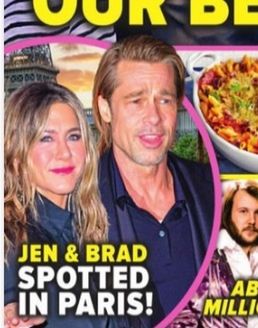 Brad Pitt i Jennifer Aniston na randce w Paryżu