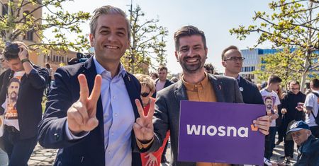 Biedroń i Śmiszek w pierwszym wspólnym wywiadzie telewizyjnym