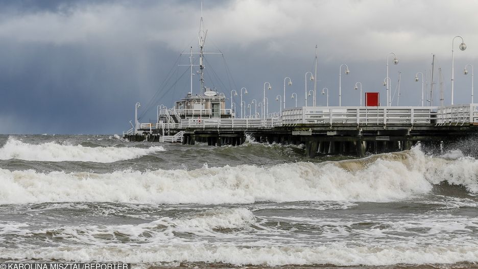 Pogoda. Spodziewamy się pierwszego sztormu tego lata na Bałtyku