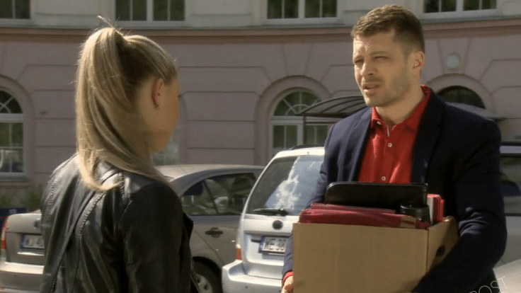 M jak miłość, Izabela Kapiasova (Maryla), Andrzej Młynarczyk (Tomek Chodakowski), fot: MTL maxfilm