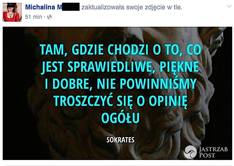 Michalina M komentuje aferę z wyłudzaniem pieniędzy