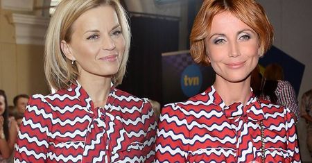 Pojedynek na stylizacje i zgrabne nogi: Małgorzata Foremniak kontra Kasia Zielińska w identycznej sukience polskiej marki