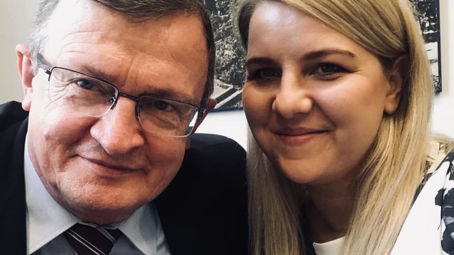 Aleksandra Szczudło i Tadeusz Cymański