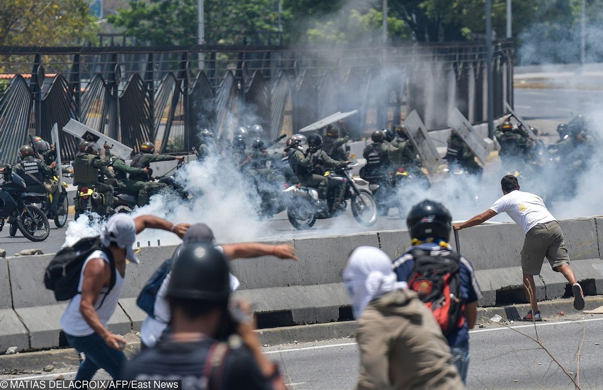 Wenezuela. Krwawe zamieszki i wielki protest w Caracas