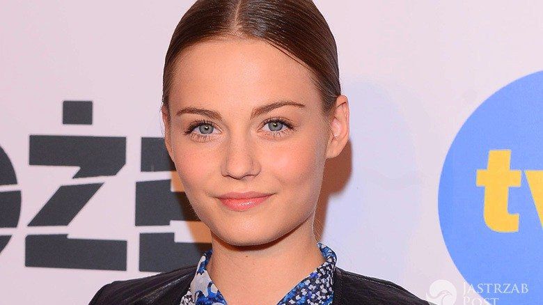 Kasia Sawczuk na konferencji prasowej serialu Na noże