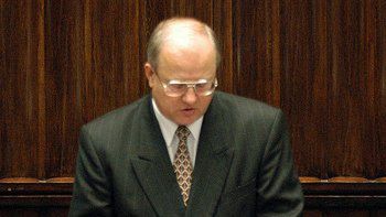 Minister sprawiedliwości Grzegorz Kurczuk przemawia w Sejmie