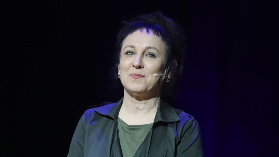 Olga Tokarczuk przyszła do Senatu na zaproszenie marszałka Tomasza Grodzkiego