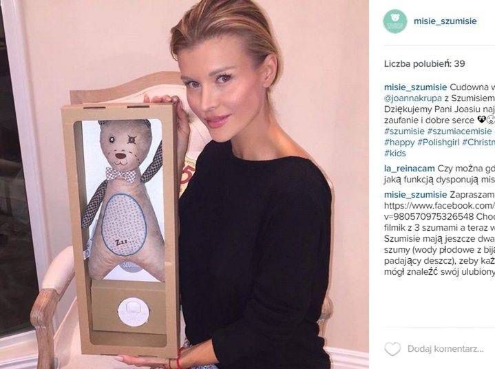 Joanna Krupa i Miś Szumiś