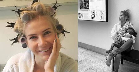 Edyta Pazura karmi dziecko piersią w muzeum. Fanki: "Cyca trzeba wyciągnąć w różnych okolicznościach"