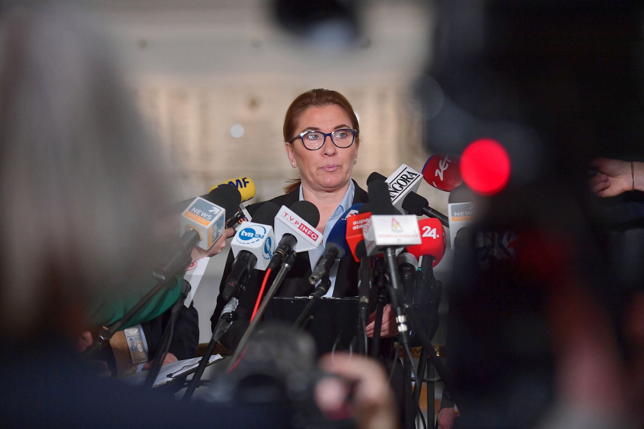Reakcja Beaty Mazurek była błyskawiczna