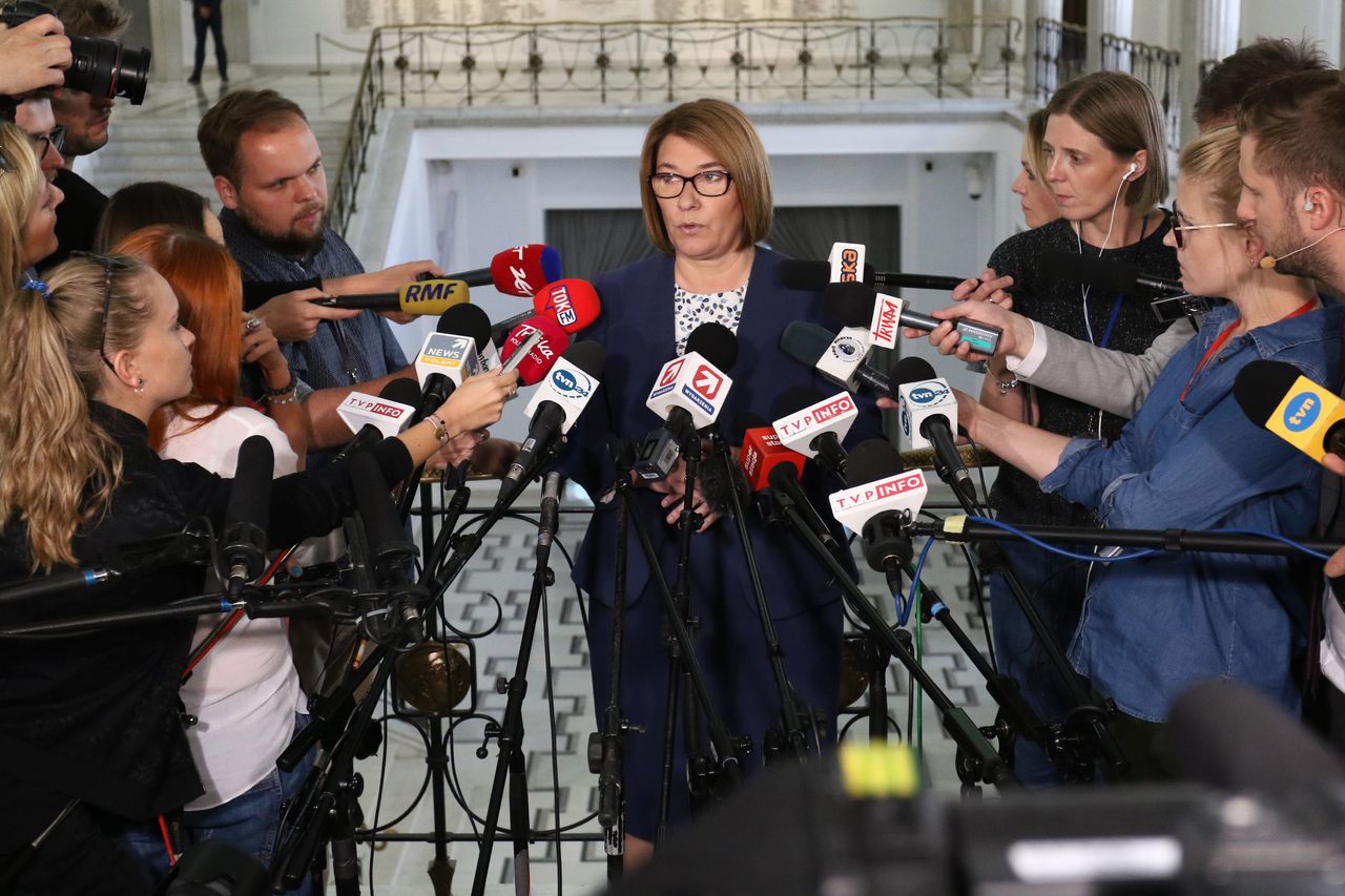 Beata Mazurek reaguje na propozycję Andrzeja Dudy. PiS czeka na wniosek prezydenta