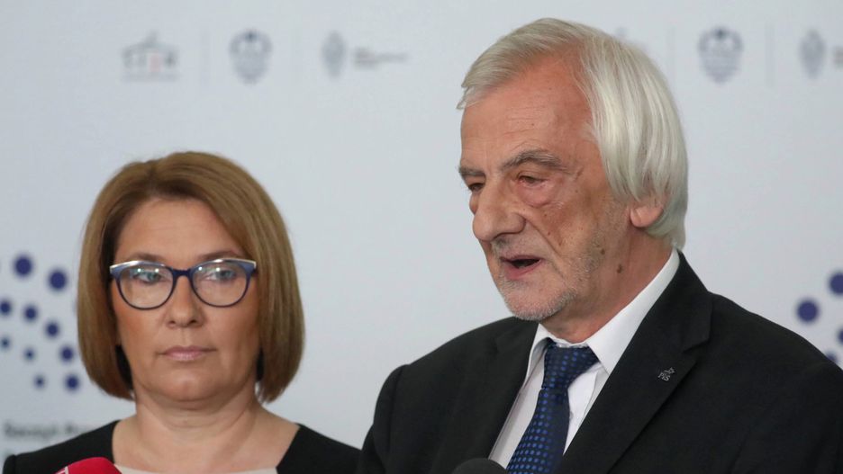 Beata Mazurek i Ryszard Czarnecki