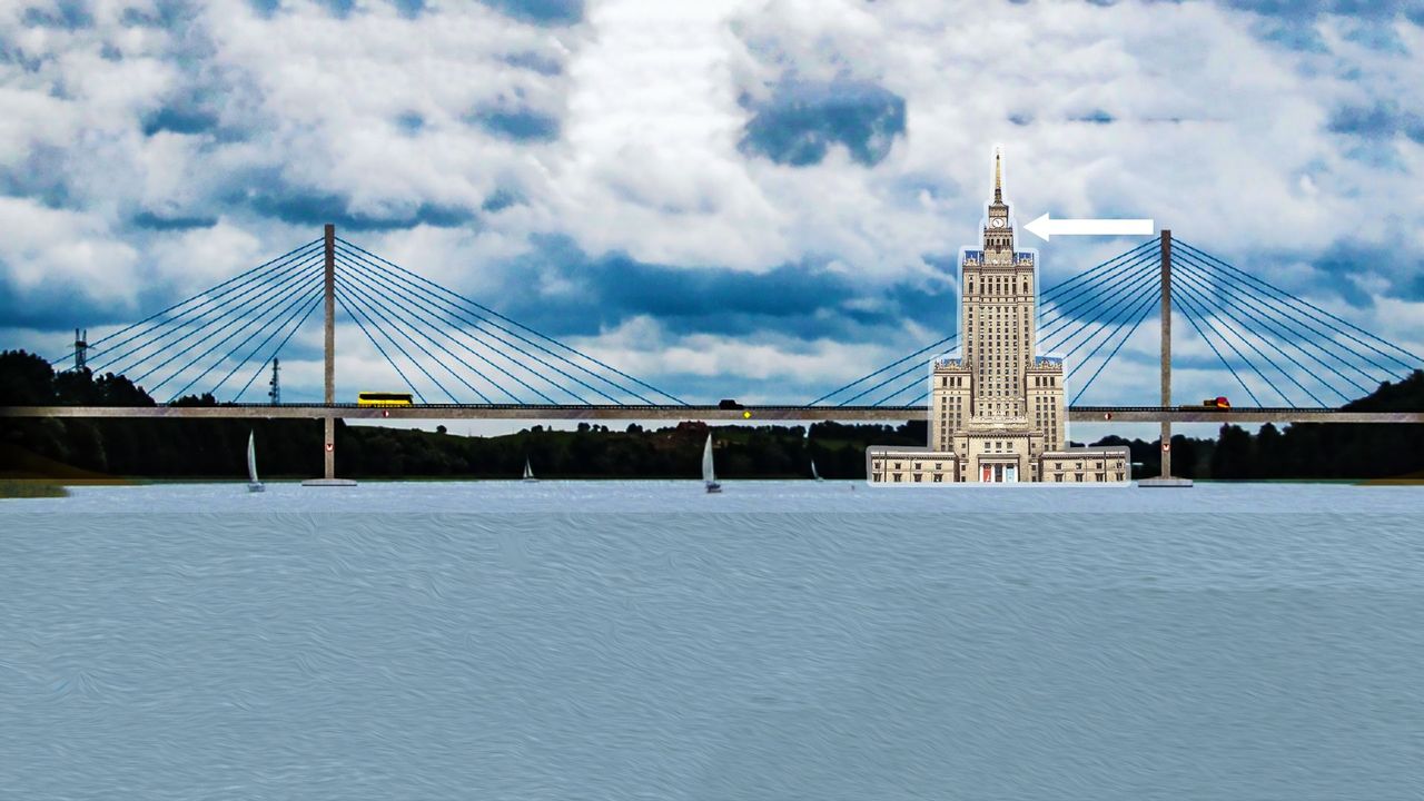 Most widzą ogromny. Na Mazurach