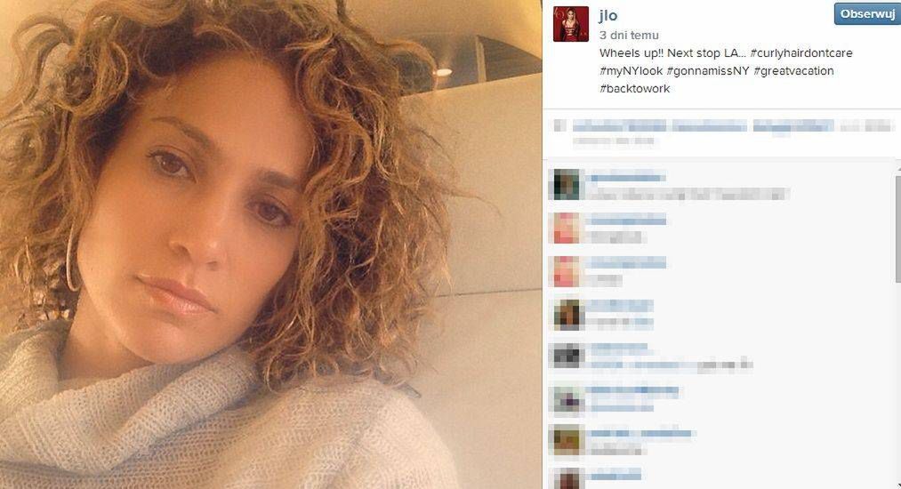 Jennifer Lopez w nowej fryzurze