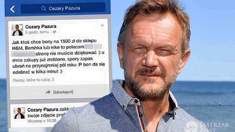 Cezary Pazura ofiarą oszusta