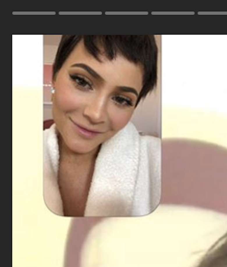 Kylie Jenner w krótkich włosach na Kris