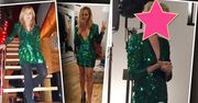 Jessica Mercedes i Monika Olejnik zadawały szyku na sylwestra w tej samej zielonej sukience Balmain dla H&M. Ale jako pierwsza ją nosiła...