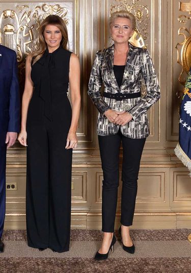 Agata Duda i Melania Trump